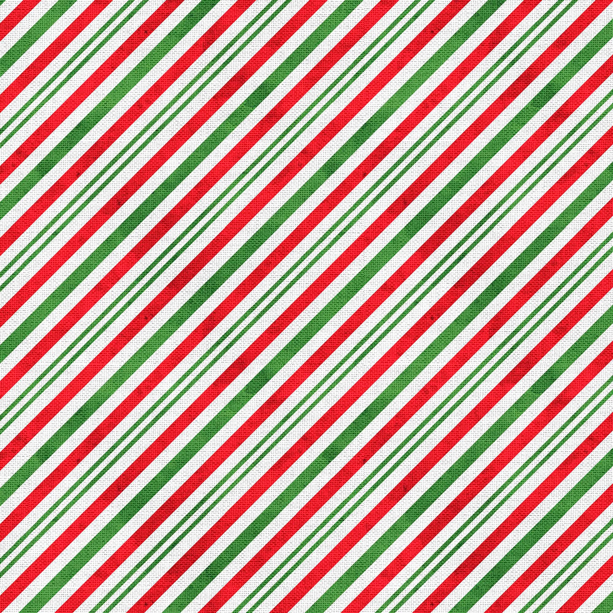 Fabric Editions Holiday Diagonal Stripe Cotton Fabric
